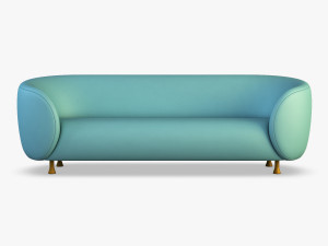 ovalio sofa 3D 模型