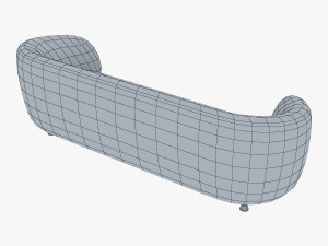 ovalio sofa 3D 模型