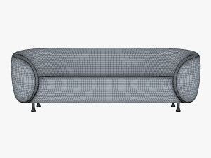 ovalio sofa 3D 模型