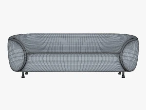 オヴァリオソファ 3Dモデル