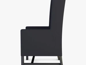 black armchair 3D Model