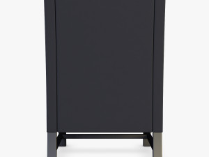 black armchair Modelo 3D