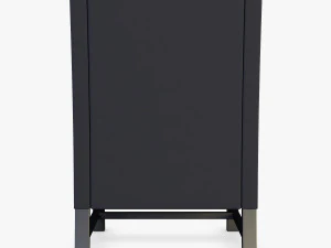 black armchair 3D Model
