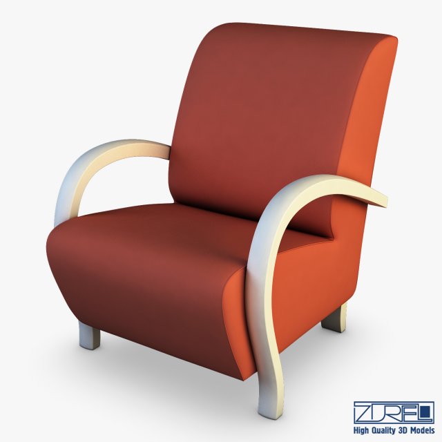 orly armchair 3D Model .c4d .max .obj .3ds .fbx .stl .blend 