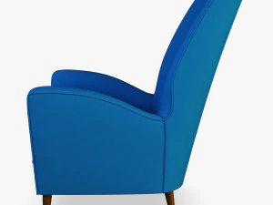 paire de fauteuils 1950 paolo buffa armchair 3D Model