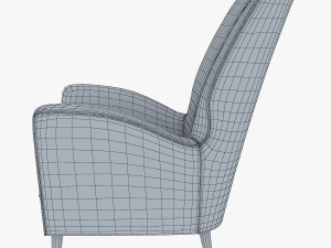 paire de fauteuils 1950 paolo buffa armchair Modello 3D