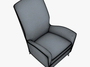 paire de fauteuils 1950 paolo buffa armchair 3D Model