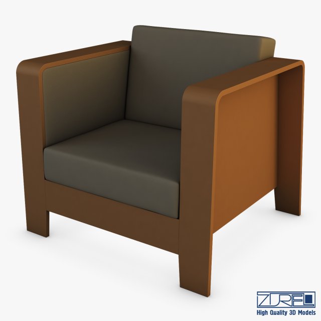 qo2 chair by erik jorgensen armchair 3D Model .c4d .max .obj .3ds .fbx .stl .blend 