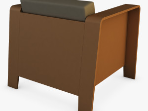 qo2 chair by erik jorgensen armchair 3D Model