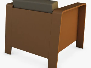 Qo2チェア by エリック・ジョーゲンセン アームチェア 3Dモデル