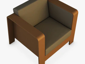 Qo2チェア by エリック・ジョーゲンセン アームチェア 3Dモデル