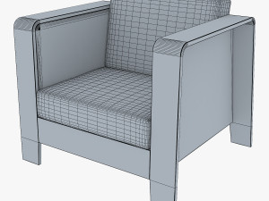 qo2 chair by erik jorgensen armchair 3D Model