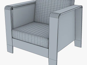 Qo2チェア by エリック・ジョーゲンセン アームチェア 3Dモデル