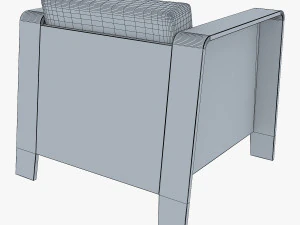 Qo2チェア by エリック・ジョーゲンセン アームチェア 3Dモデル