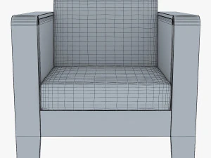 Qo2チェア by エリック・ジョーゲンセン アームチェア 3Dモデル