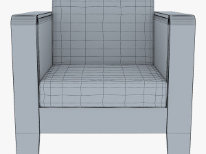 qo2 chair by erik jorgensen armchair 3D Model