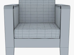 Qo2チェア by エリック・ジョーゲンセン アームチェア 3Dモデル