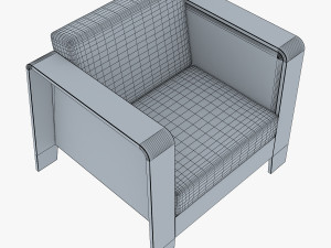 qo2 chair by erik jorgensen armchair 3D Model