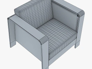 Qo2チェア by エリック・ジョーゲンセン アームチェア 3Dモデル