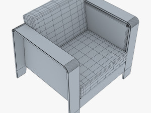 qo2 chair by erik jorgensen armchair 3D Model