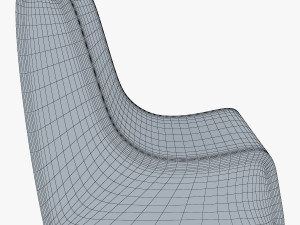 serenity chair Modello 3D