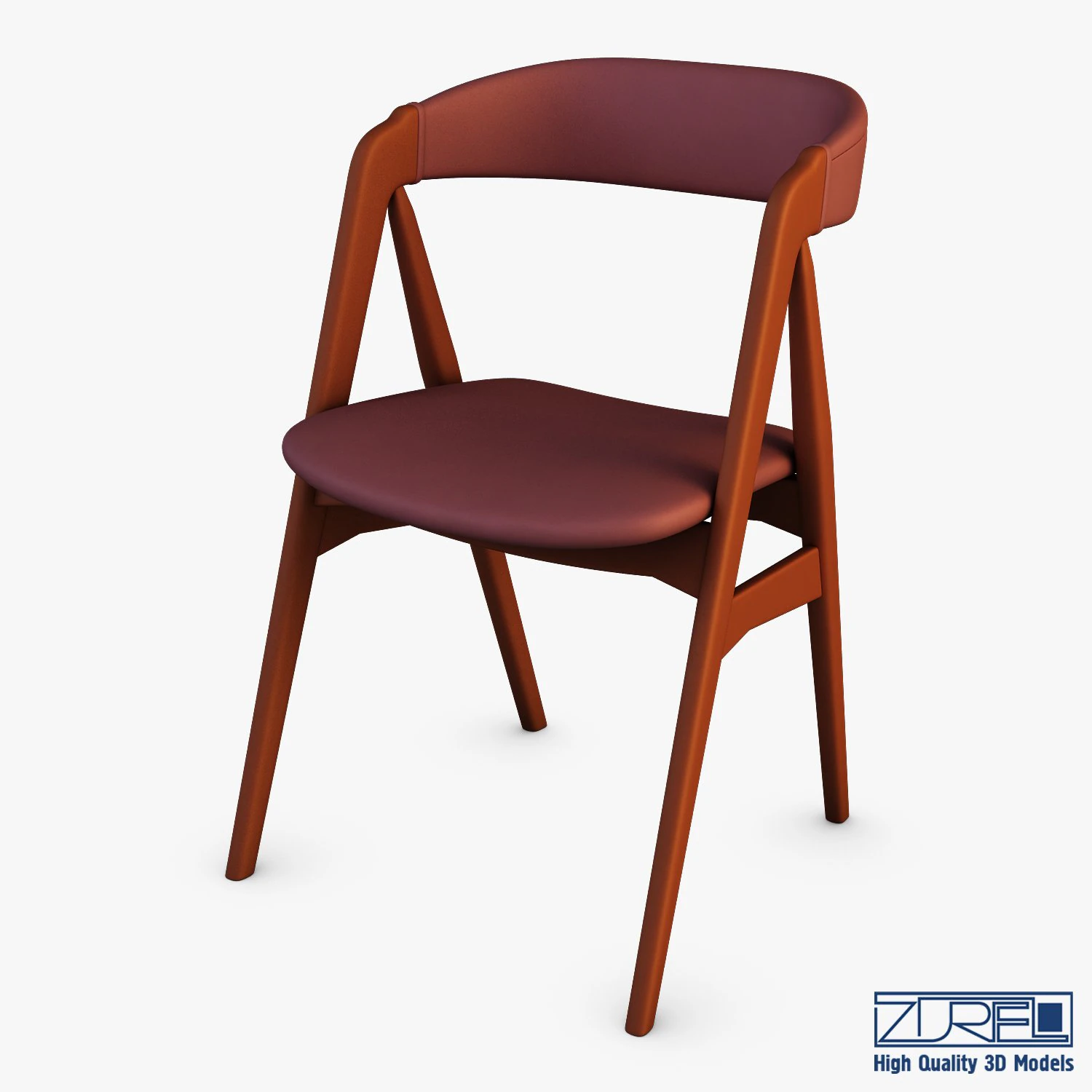 danish teak classics chair 3D Model .c4d .max .obj .3ds .fbx .stl .blend 