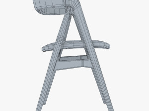 danish teak classics chair Model 3D