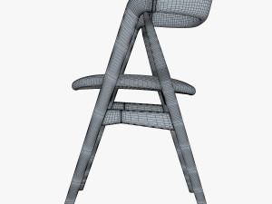 danish teak classics chair Model 3D