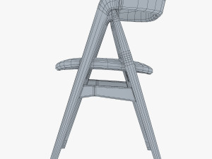 danish teak classics chair Model 3D