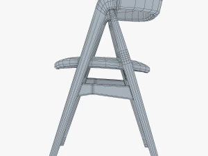 danish teak classics chair 3D Model