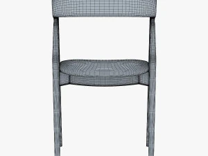 danish teak classics chair 3D Model