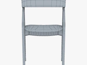 danish teak classics chair 3D Model