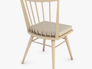 midcentury modern chair ensemble Model 3D