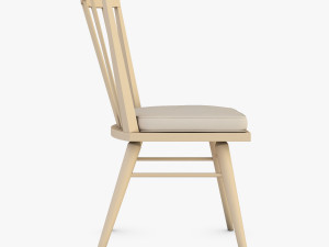midcentury modern chair ensemble Model 3D