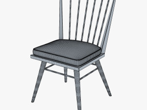 midcentury modern chair ensemble Model 3D