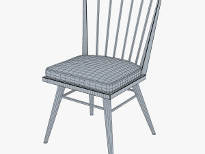 midcentury modern chair ensemble Model 3D