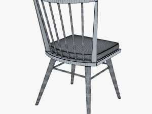 midcentury modern chair ensemble Model 3D