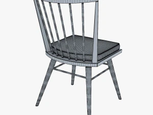 midcentury modern chair ensemble 3D Model