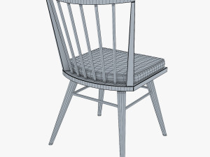 midcentury modern chair ensemble Model 3D