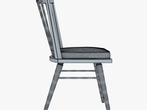 midcentury modern chair ensemble Model 3D