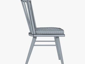 midcentury modern chair ensemble 3D Model