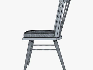 midcentury modern chair ensemble 3D Model