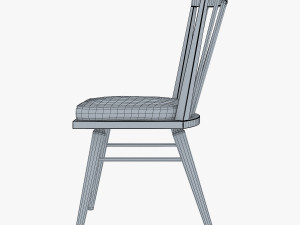 midcentury modern chair ensemble Model 3D