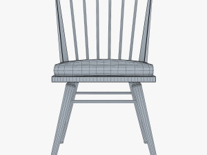 midcentury modern chair ensemble Model 3D