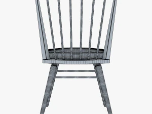 midcentury modern chair ensemble 3D Model