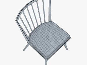 midcentury modern chair ensemble Model 3D