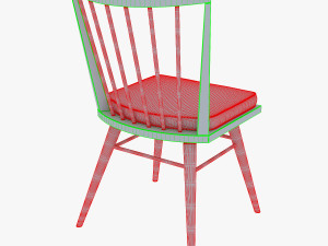 midcentury modern chair ensemble Model 3D