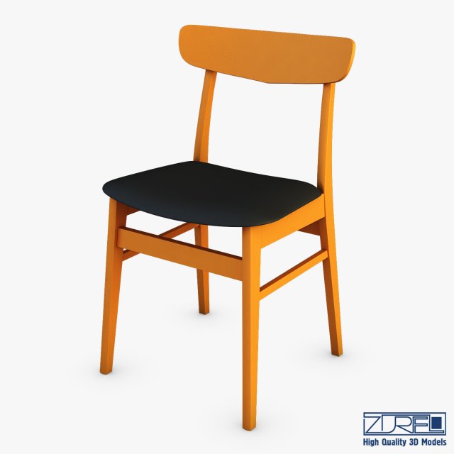 danish modern dining chairs Modelo 3D .c4d .max .obj .3ds .fbx .stl .blend 