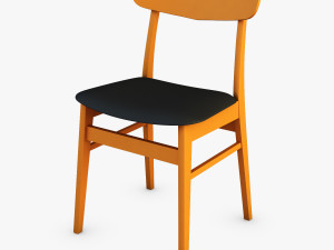 danish modern dining chairs 3D Model