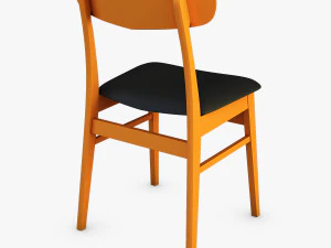danish modern dining chairs 3D Model